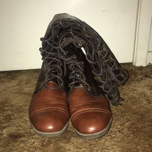 rocketdog lace up riding boots